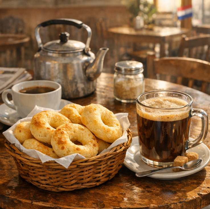 Traditional Paraguayan Breakfast
